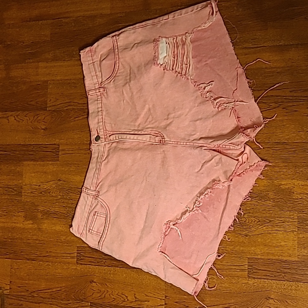 Shein curve 4XL pink shorts